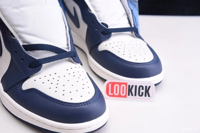 One Kick Retro Air 1 High Jordan Obsidian OG 555088-140 0806